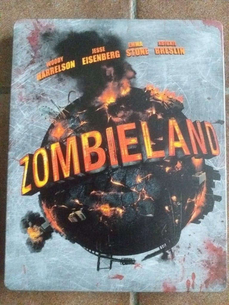 Zombieland Steelbook Bluray, Cd's en Dvd's, Blu-ray, Ophalen of Verzenden, Zo goed als nieuw, Humor en Cabaret
