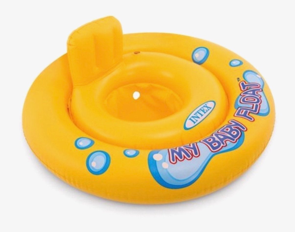 Intex Baby Float - Gele Opblaasbare Zwemband voor Baby's, Kinderen en Baby's, Ophalen, Zo goed als nieuw, Overige typen