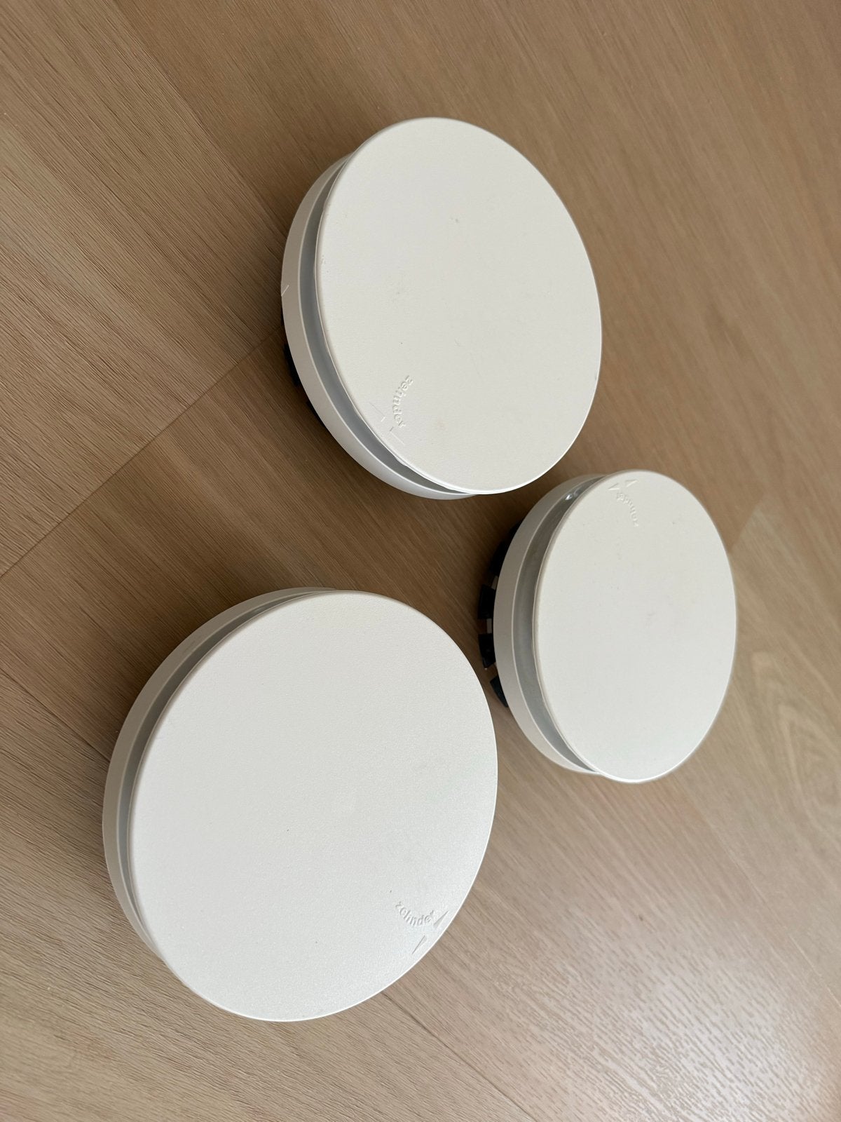 3x Ventilatieventielen Afzuig/Toevoer - Wit, Ophalen of Verzenden, Zo goed als nieuw, Ventilator en Afzuiger