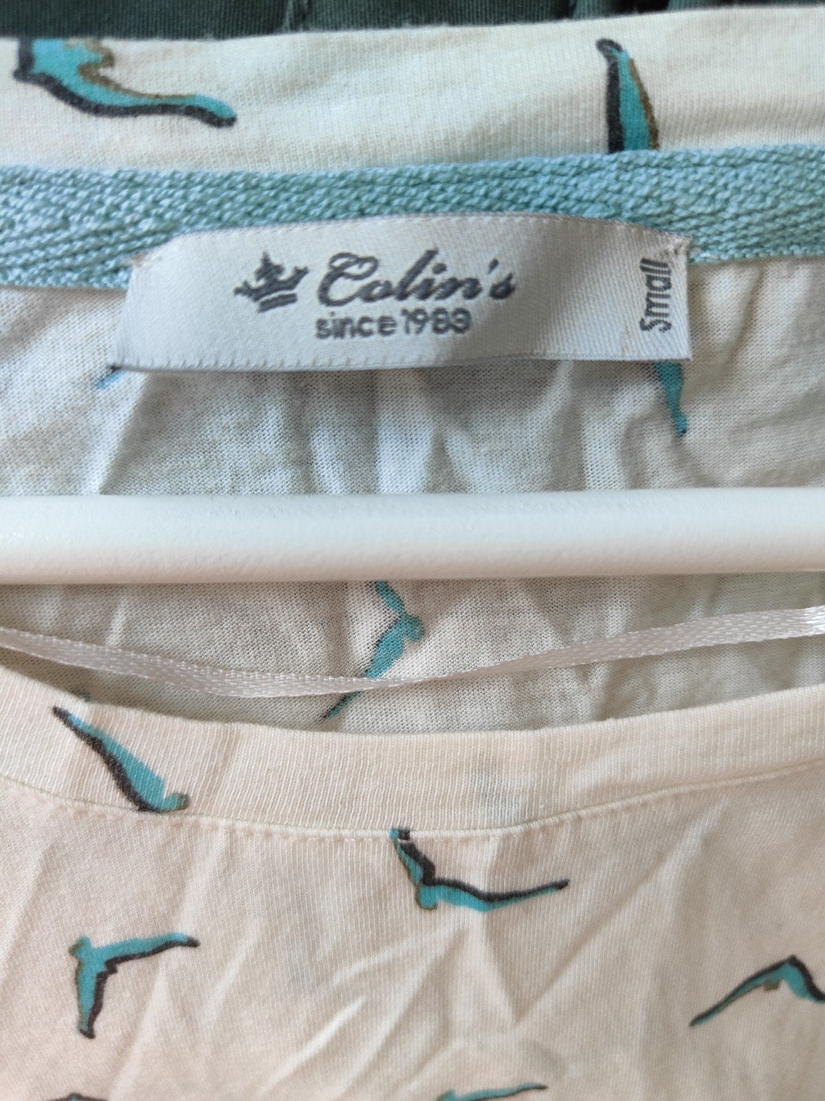 Colin's T-shirt met vogelprint - Maat S, Colin's, Wit, Ophalen of Verzenden, Zo goed als nieuw
