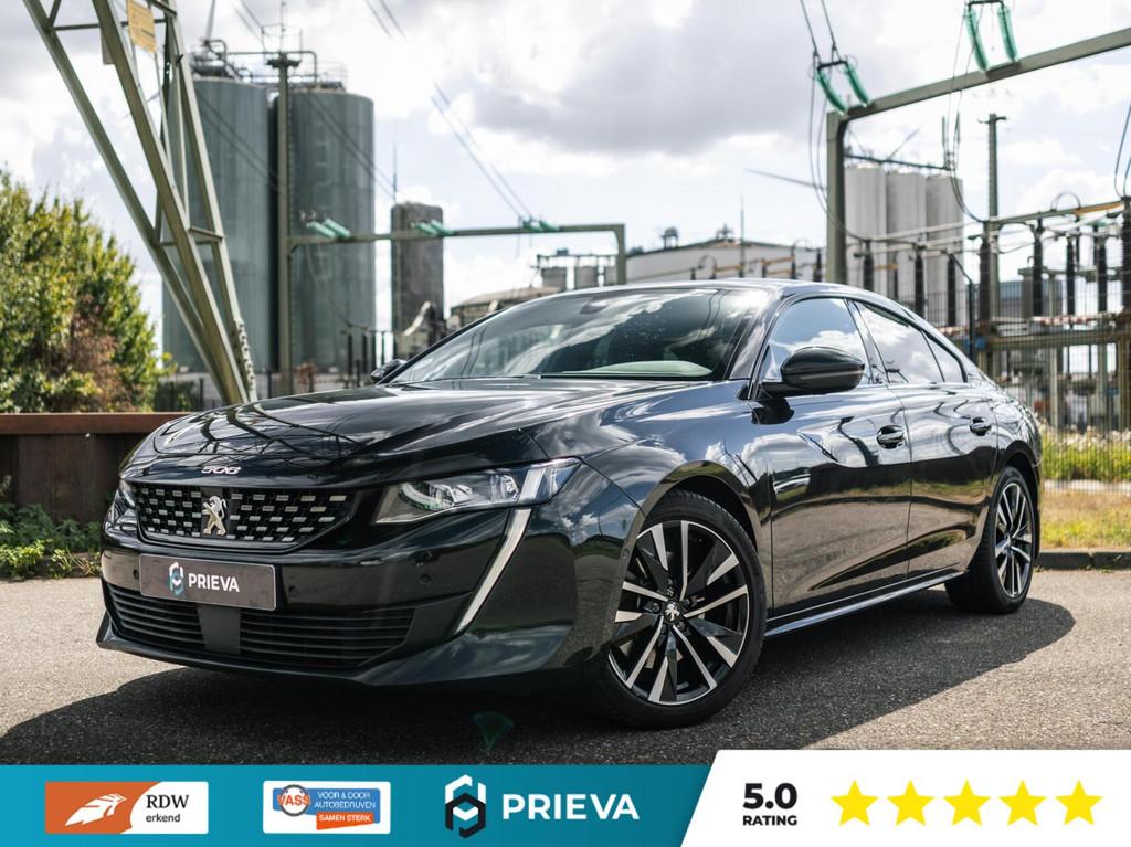 Peugeot 508 1.6 Hybrid GT|225 pk|Black Pack| 18” Sportvelg, Gebruikt, Zwart, 4 cilinders, 181 pk
