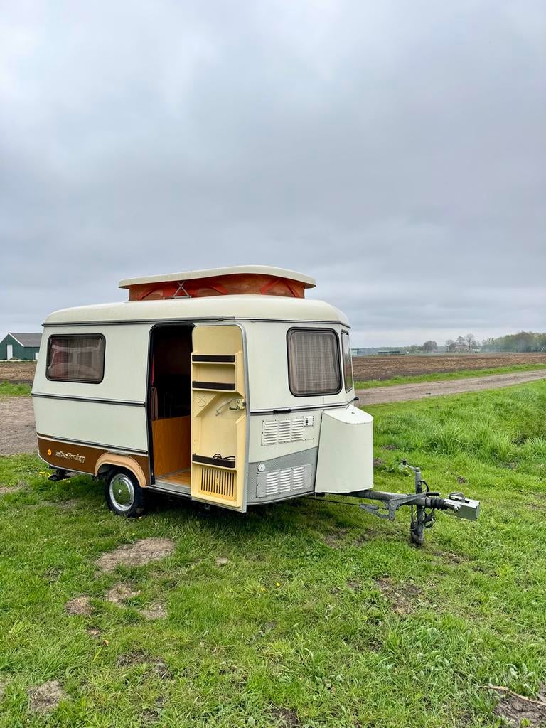 Eriba Pan Caravan uit 1981 - Compact en Klassiek, Caravans en Kamperen, Standaardzit, Hefdak, Eriba, Tot 4 meter
