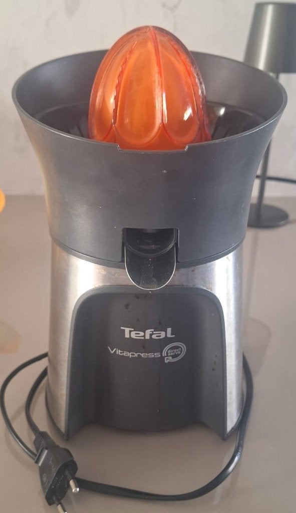 Tefal citruspers, Ophalen of Verzenden, Gebruikt, Elektrisch, Citruspers
