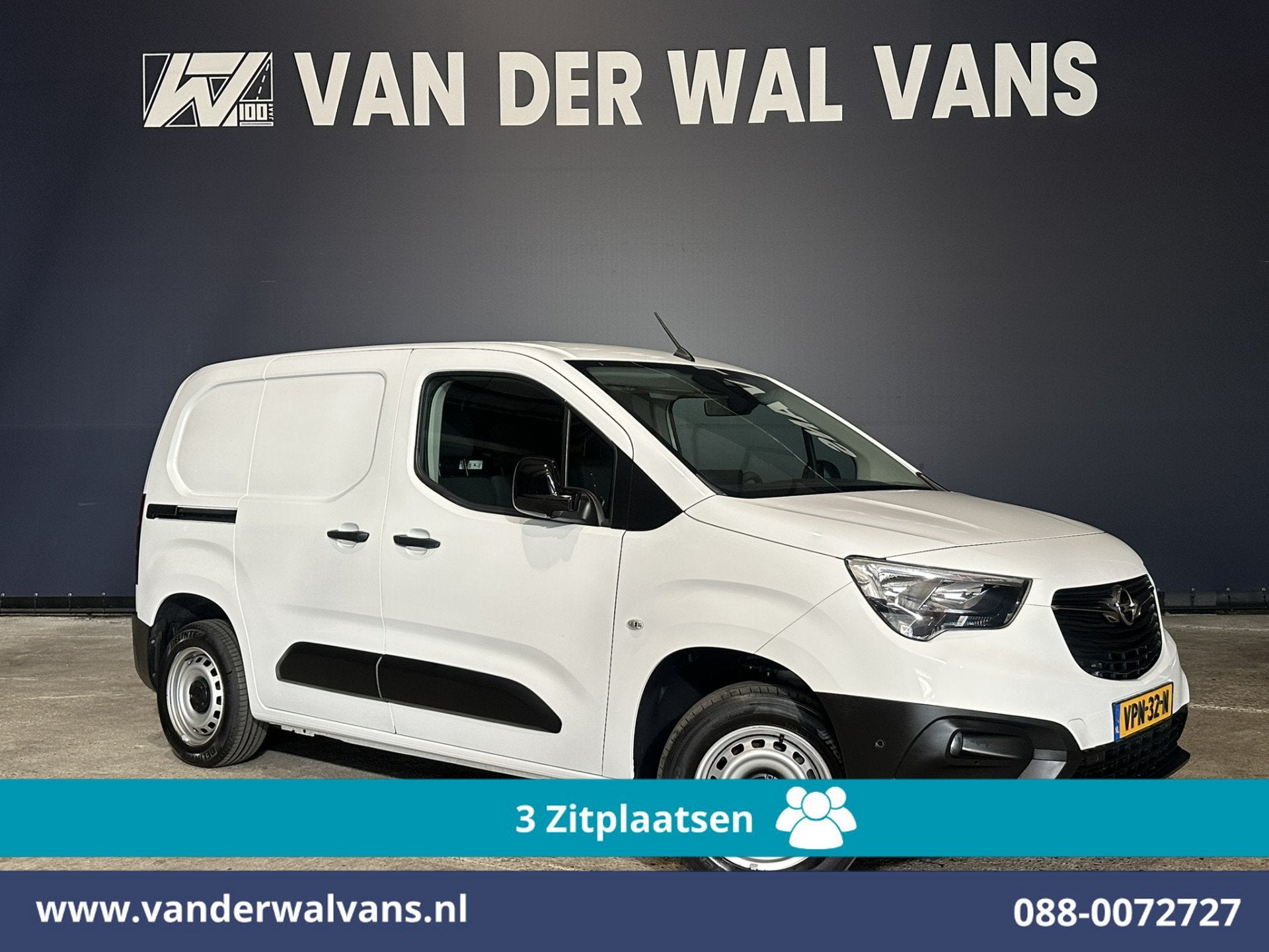 Opel Combo 1.5D 102pk L1H1 Euro6 Airco | 3-Zits | Camera | N, Auto's, Voorwielaandrijving, Gebruikt, 4 cilinders, Wit