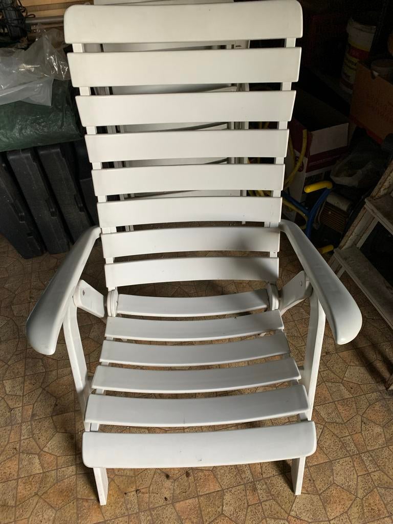 Degelijke kunststof klapstoelen, Ophalen, Zo goed als nieuw, Kunststof, Inklapbaar