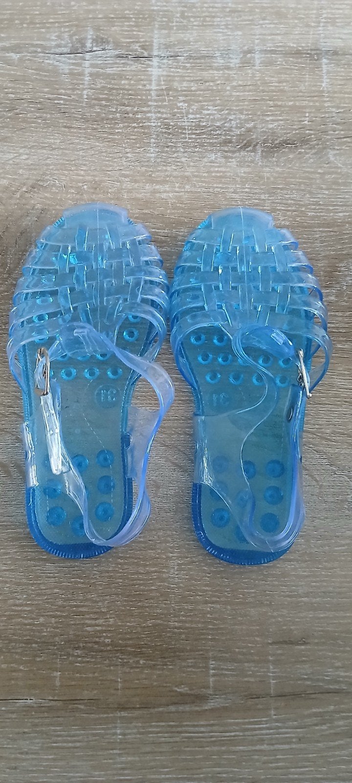 maat 31 waterschoenen blauw plastic zwemles strand zwembad, Zwemschoenen, Jongen of Meisje, Nieuw, Overige maten