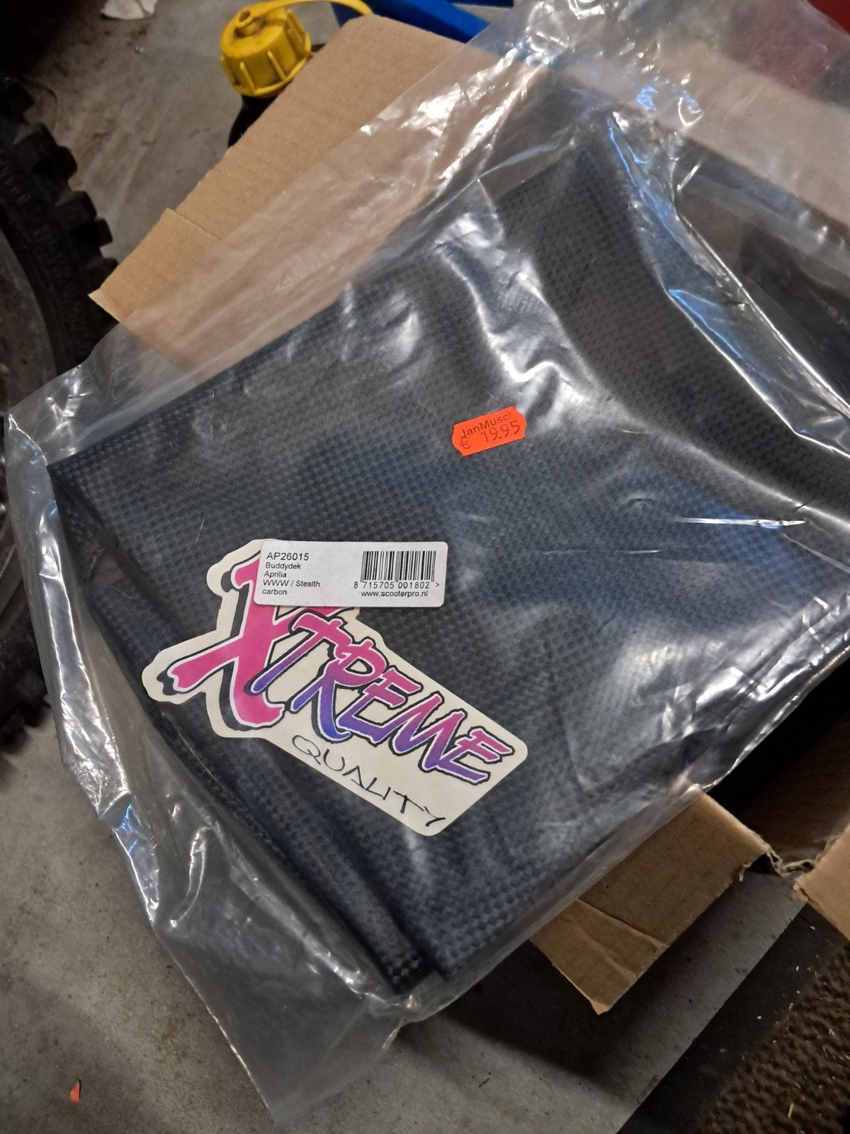 Te koop buddyovertrek aprillia sr ww, Fietsen en Brommers, Ophalen of Verzenden, Nieuw, SR 50