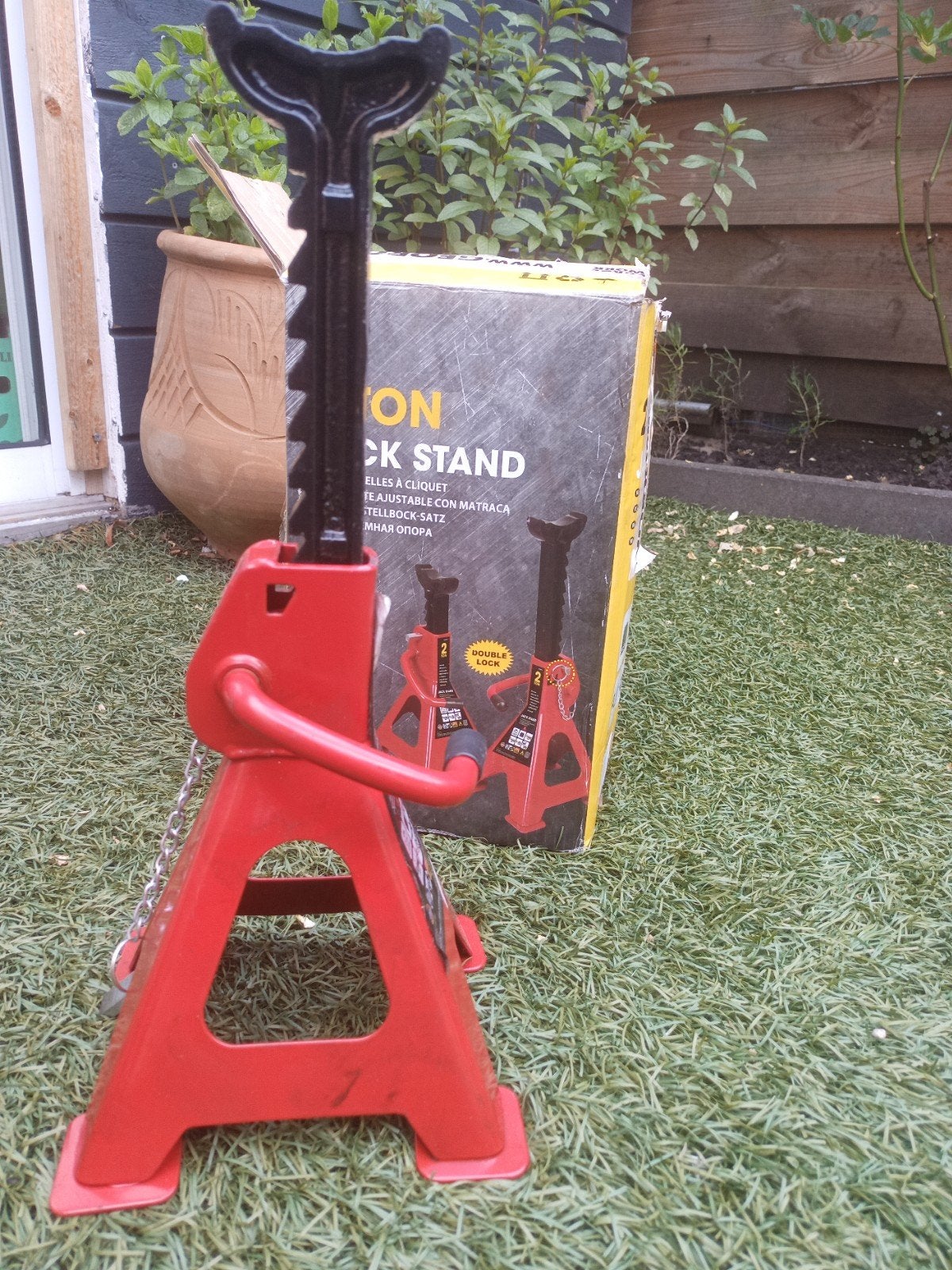 2 Ton Jack Stand - Nieuw in doos, Auto diversen, Ophalen
