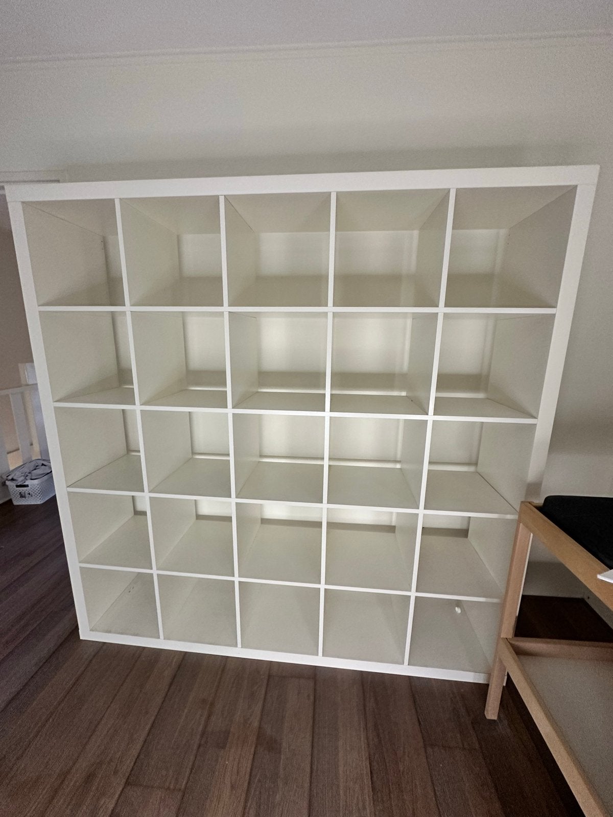 IKEA Kallax Kast met 25 vakken - Wit, Ophalen of Verzenden, Gebruikt
