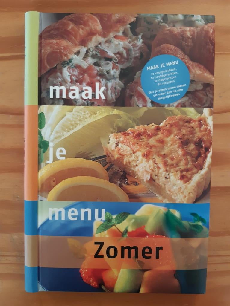Maak je menu  ZOMER, Ophalen of Verzenden, Gelezen, Hoofdgerechten