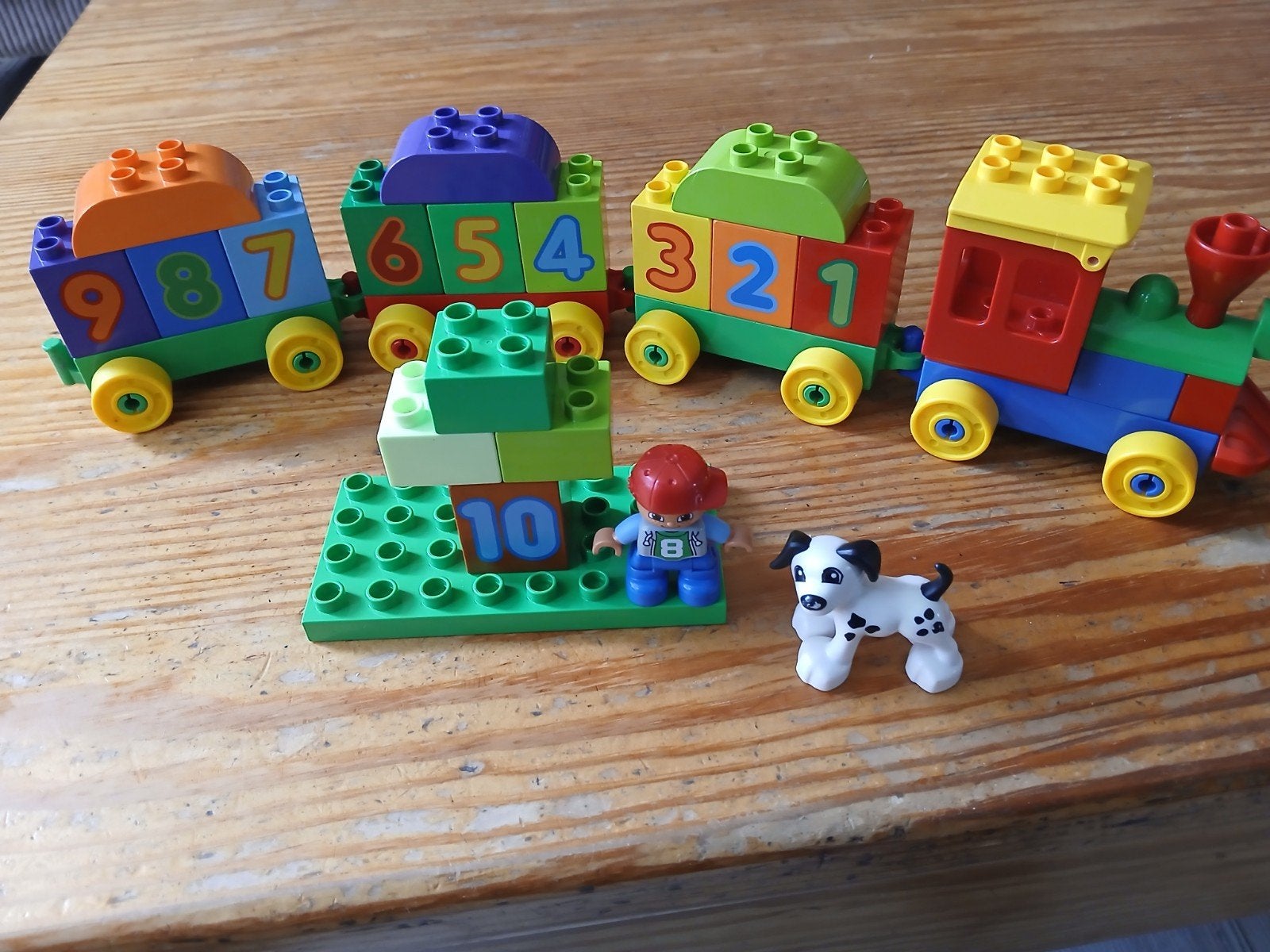 lego duplo cijfer treintje