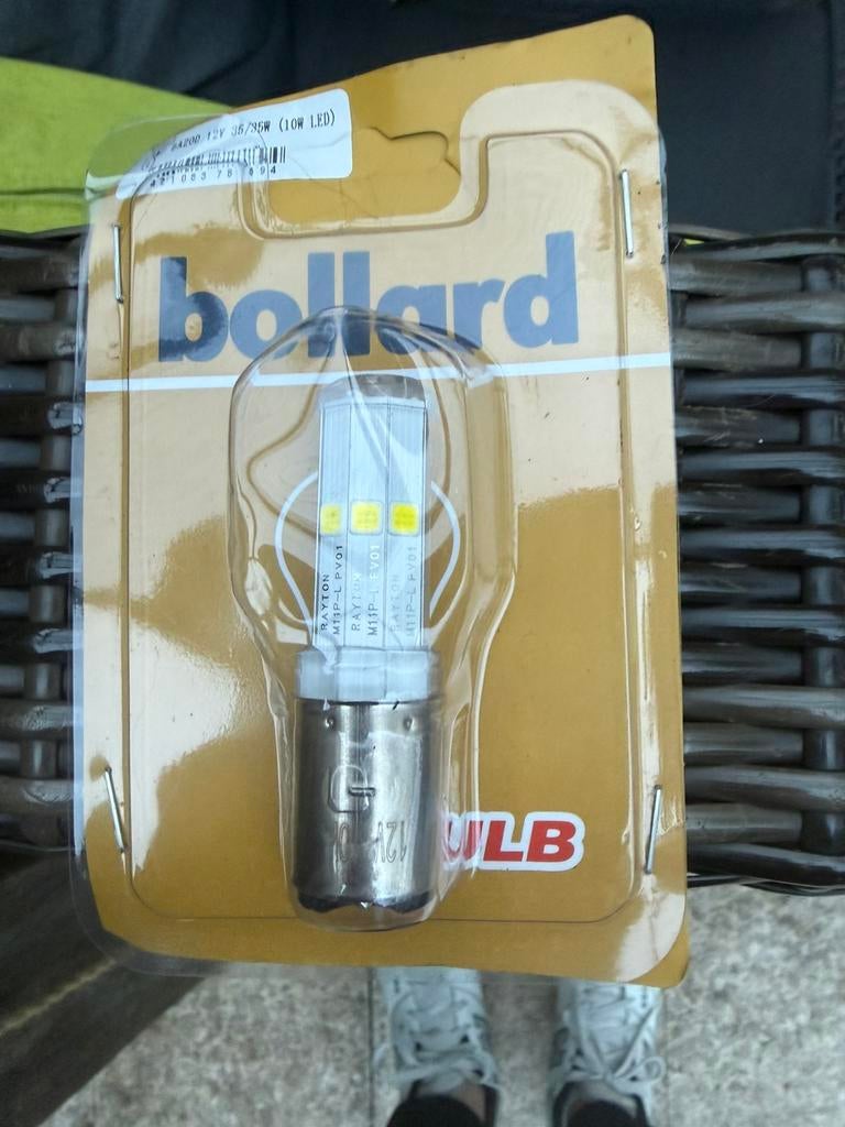 Bollard lamp BA20D 12v 35/35W (10W LED) nieuw!, Ophalen of Verzenden, Nieuw, Koplamp
