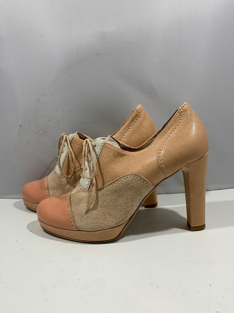 Moccio, maat 38, super gave schoenen in een zalmkleur, Moccio, Overige kleuren, Verzenden, Zo goed als nieuw
