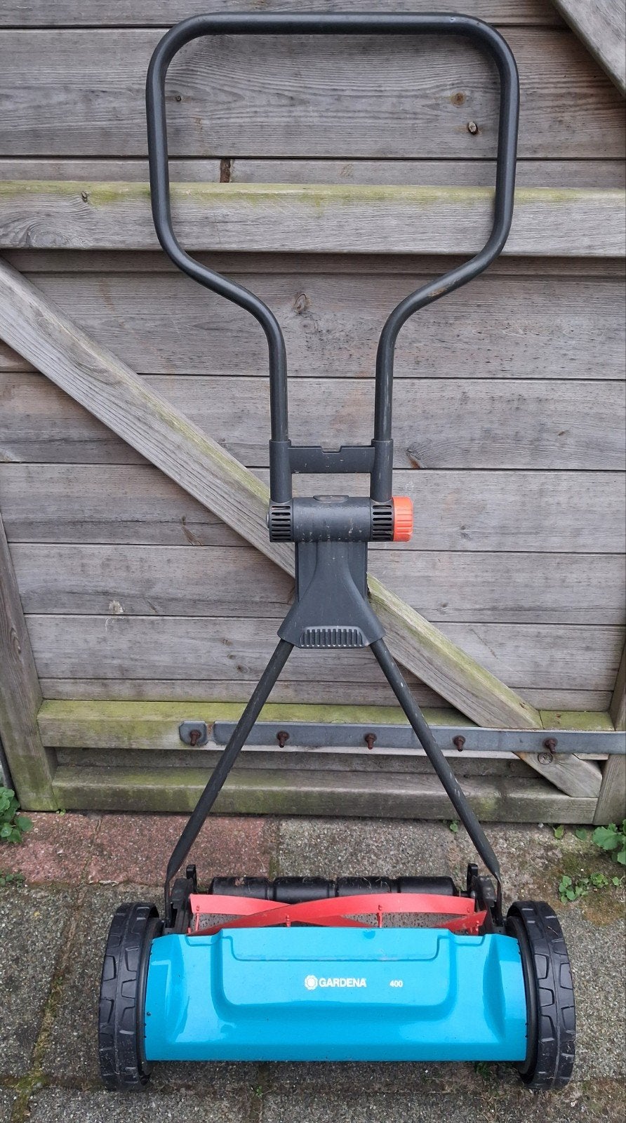 Gardena 400 kooimaaier / handgrasmaaier zgan, Tuin en Terras, Ophalen, Handgrasmaaier, Zo goed als nieuw, 40 t/m 49 cm