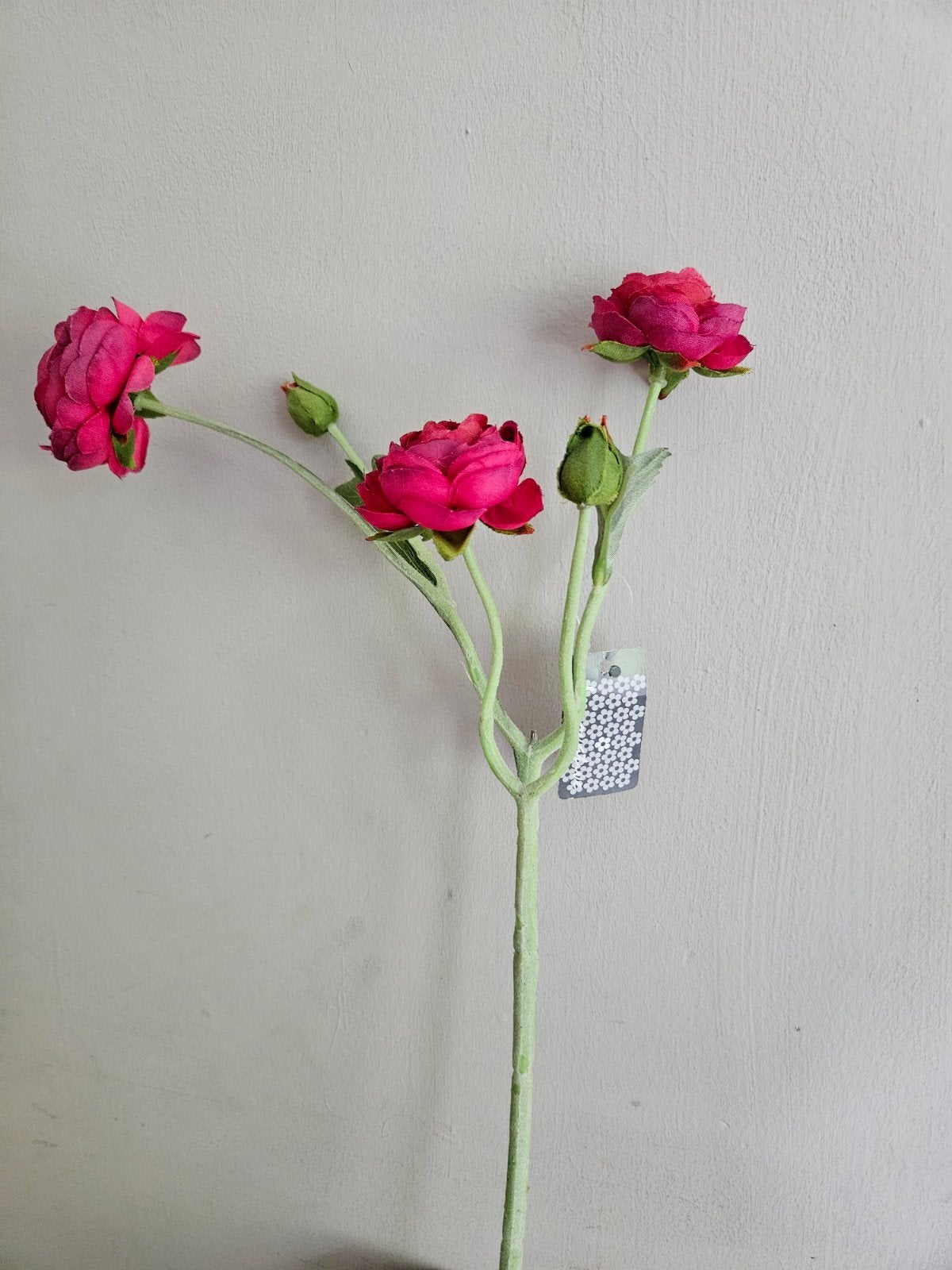 Ranonkel zijden bloemen - Realistische kunstbloemen, Binnen, Kunstbloem, Ophalen of Verzenden, Onderhoudsvrij