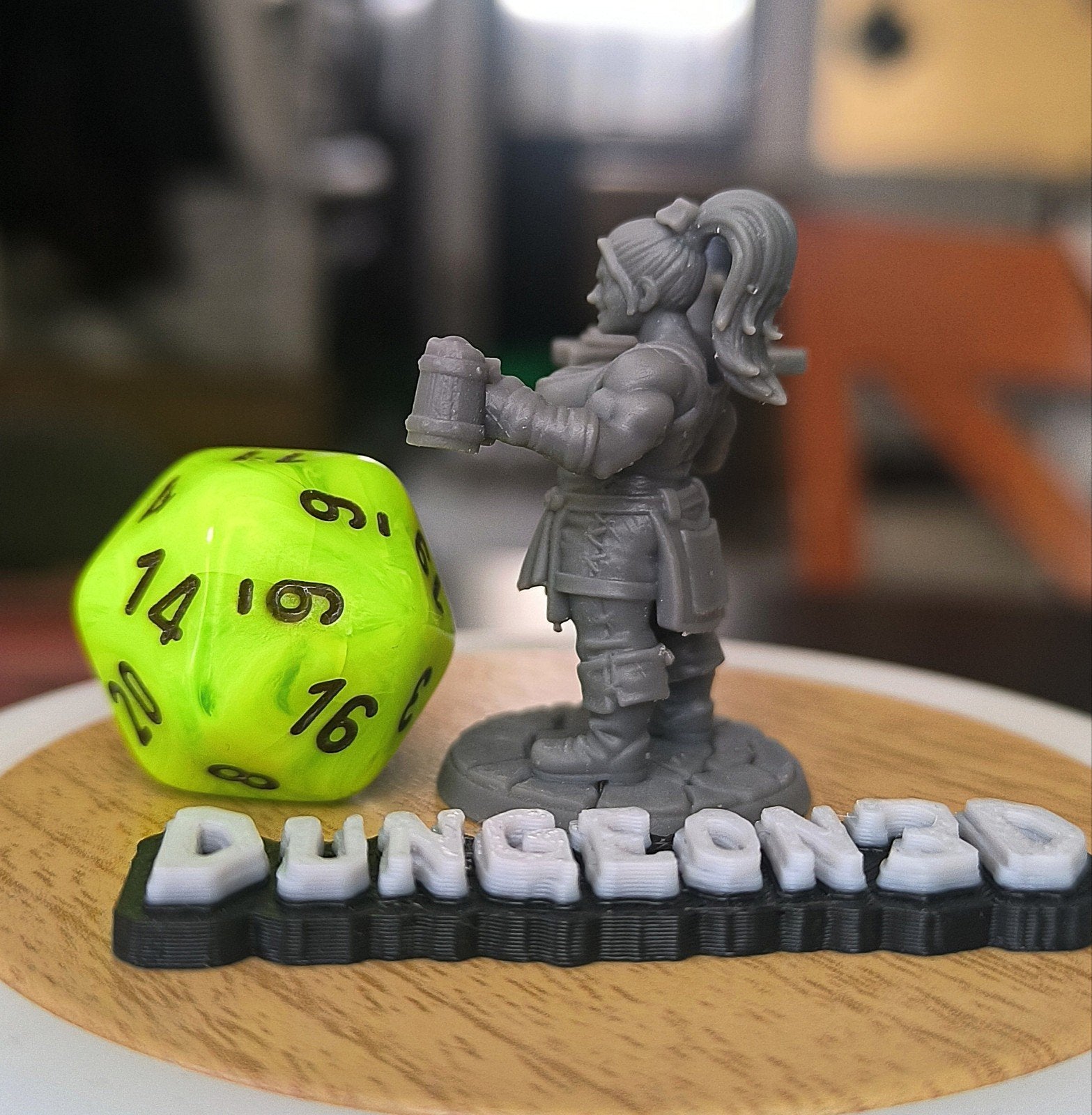 Dungeons & Dragons, D&D, HQ Waiter dwarf tavern, Ophalen of Verzenden, Nieuw, Overige soorten, Figuurtje(s)