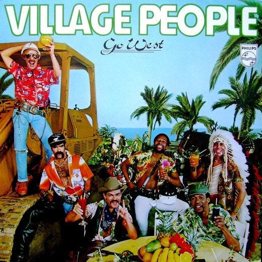 LP - Village People - Go West, LP, Pop, Inclusief binnenhoes, Ophalen of Verzenden