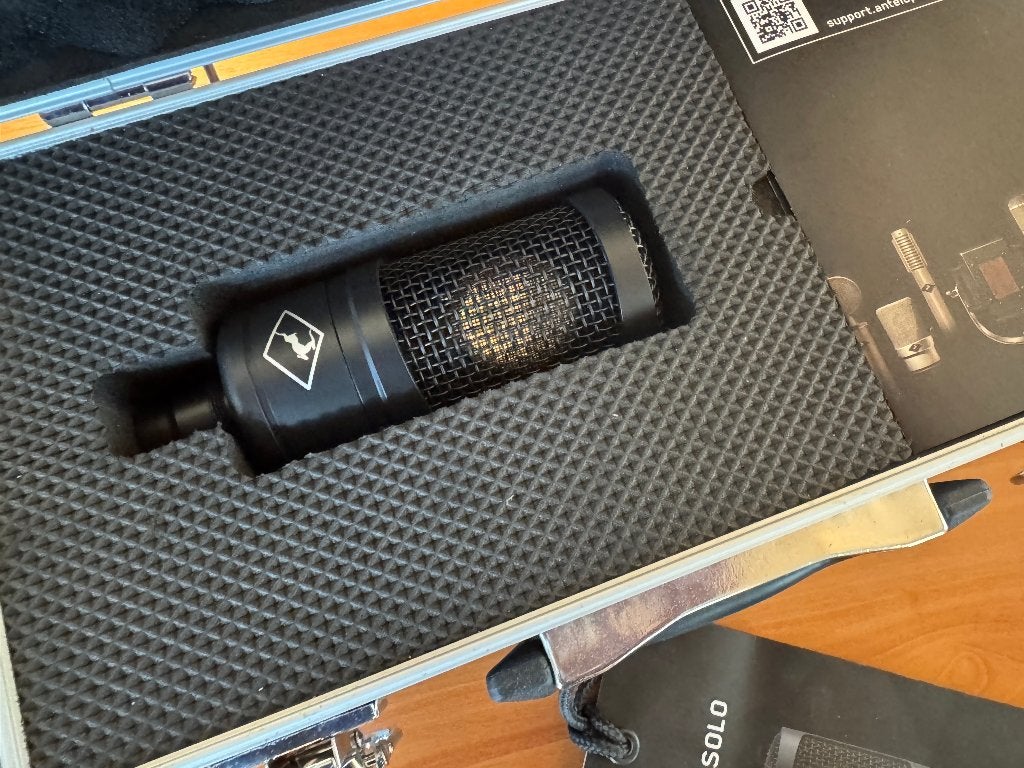 Antelope Edge Solo Microfoon, Ophalen of Verzenden, Zo goed als nieuw, Studiomicrofoon