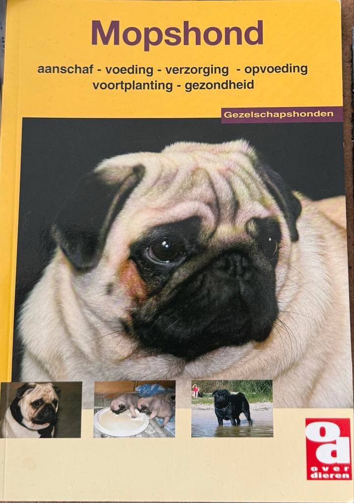 Mopshond boek, Ophalen of Verzenden, Zo goed als nieuw, Honden