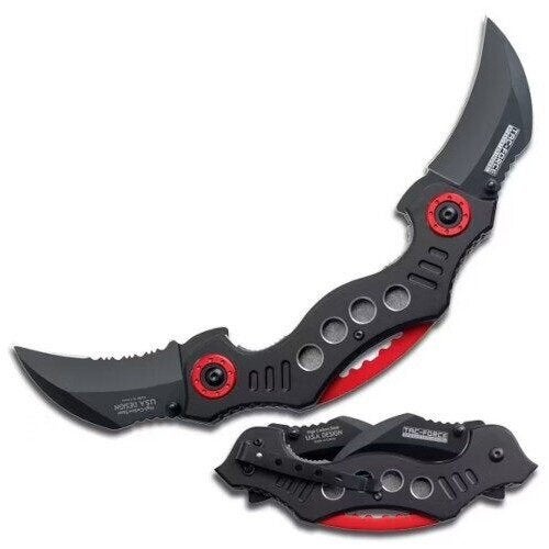 Tac Force - Twin Blade - Karambit | Black | Zakmes, Mes of Dolk, Tac Force, Overige soorten, Ophalen of Verzenden