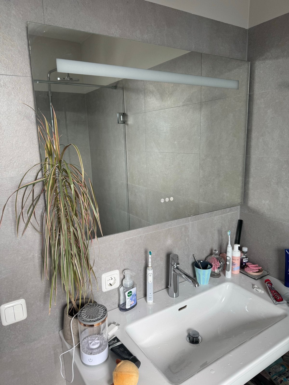 Badkamer te koop, Huis en Inrichting, Badkamer | Complete badkamers, Ophalen, Gebruikt, Met douche