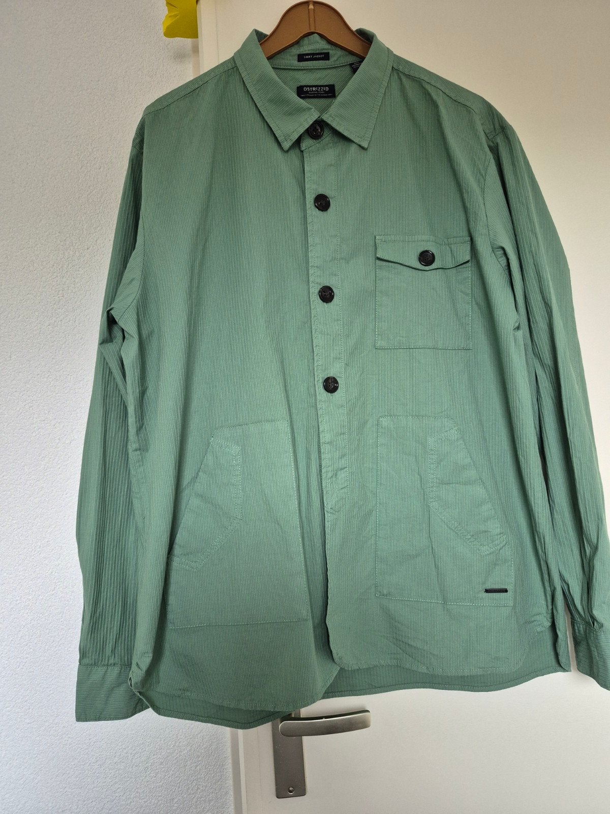 DSTREZZED HEREN SHIRT JACKET MAAT 2XL, Kleding | Heren, Ophalen, Zo goed als nieuw, Groen, Overige halswijdtes