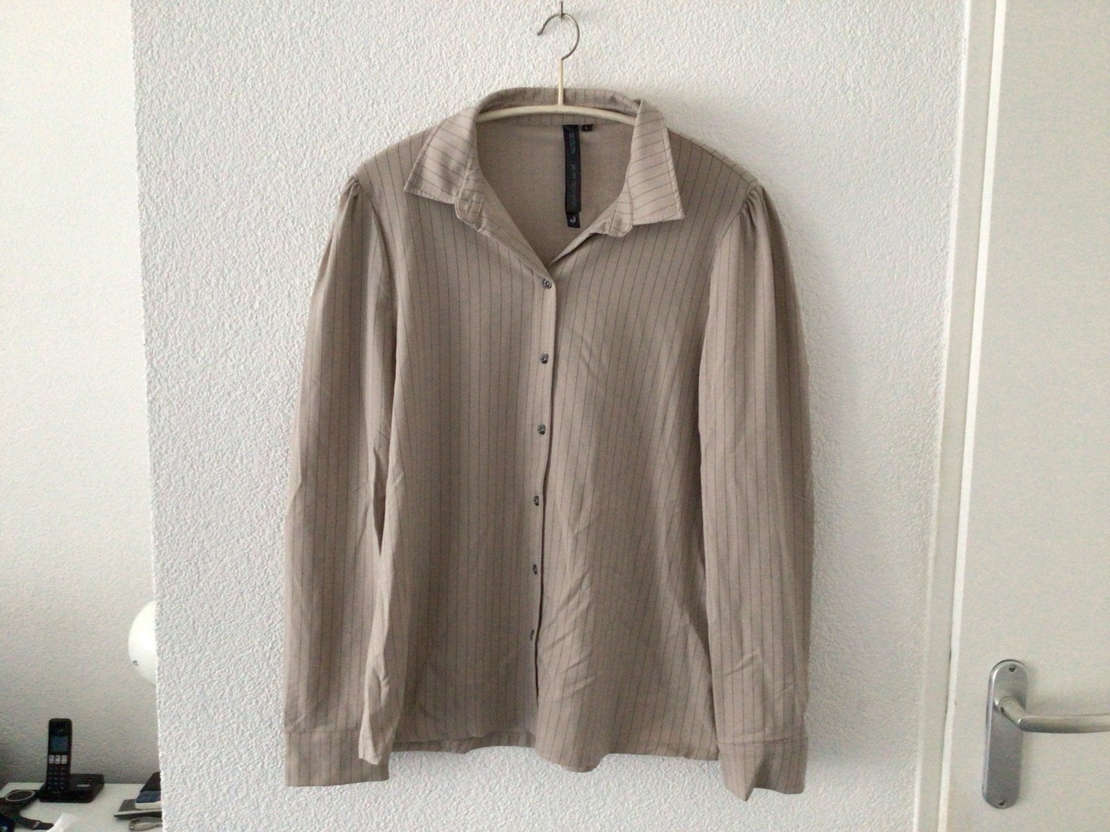 Je m'appelle Blouse Travel Quality Beige Gestreept Maat L, Kleding | Dames, Blouses en Tunieken, Ophalen of Verzenden, Gedragen