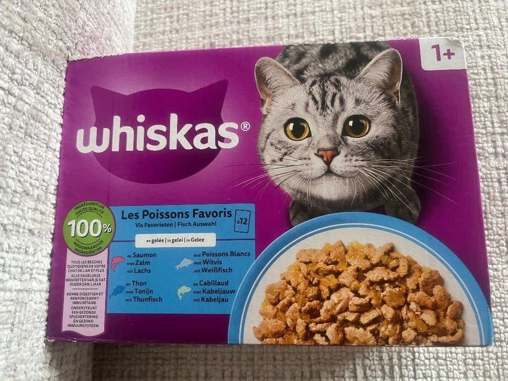 Whiskas kattenvoer – 12 zakjes, Ophalen, Kat