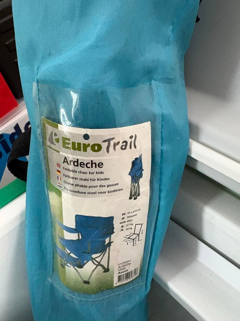 EuroTrail Ardeche campingstoel voor kinderen, Ophalen, Gebruikt, Campingstoel