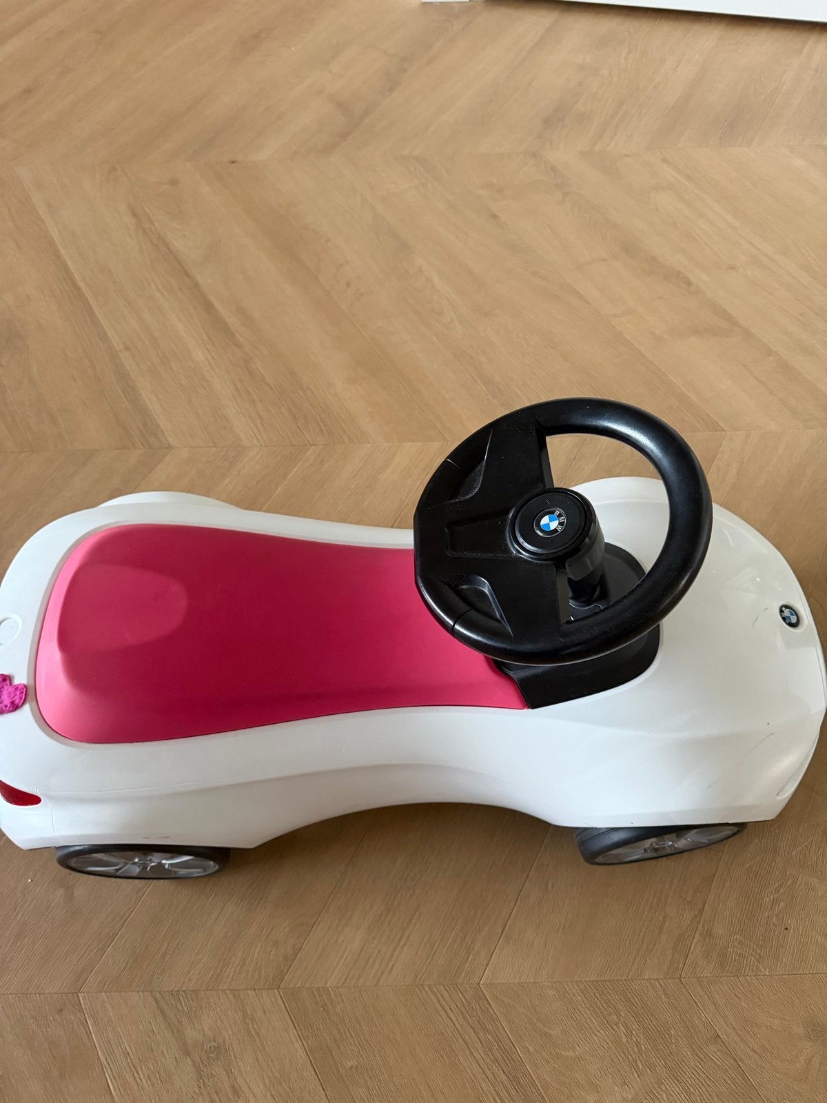 BMW Loopauto Roze/Wit - gebruikt, Ophalen, Gebruikt, Loopvoertuig