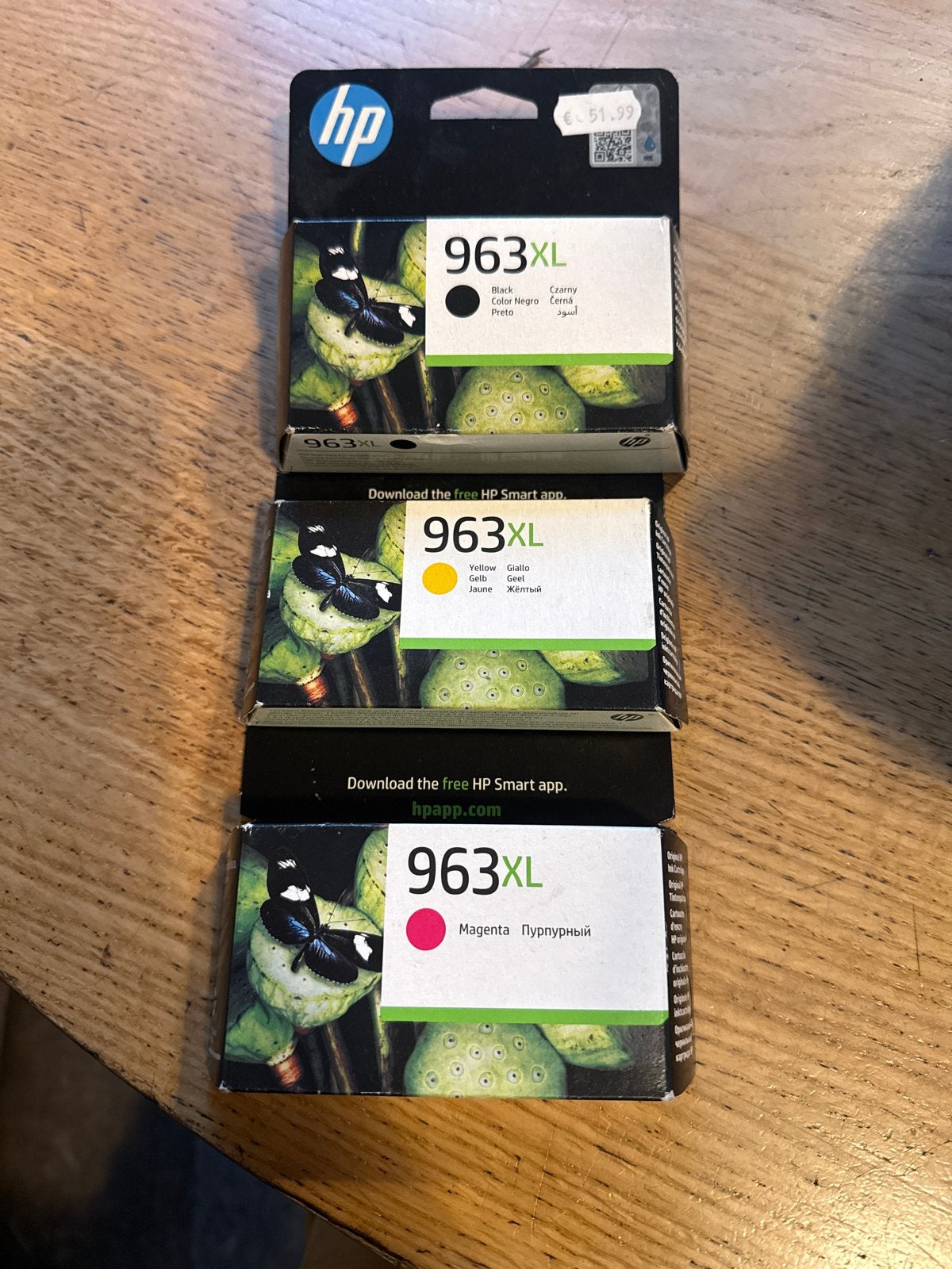 HP 963XL Inktcartridges - Zwart, Geel, Magenta, Ophalen of Verzenden, Nieuw, Cartridge