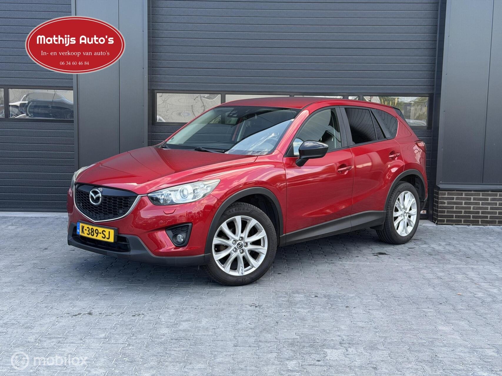 Mazda CX-5 2.0 4WD Leder Clima PDC Camera Navi goed onderhou, Auto's, Euro 5, 15 km/l, 1800 kg, 4 cilinders