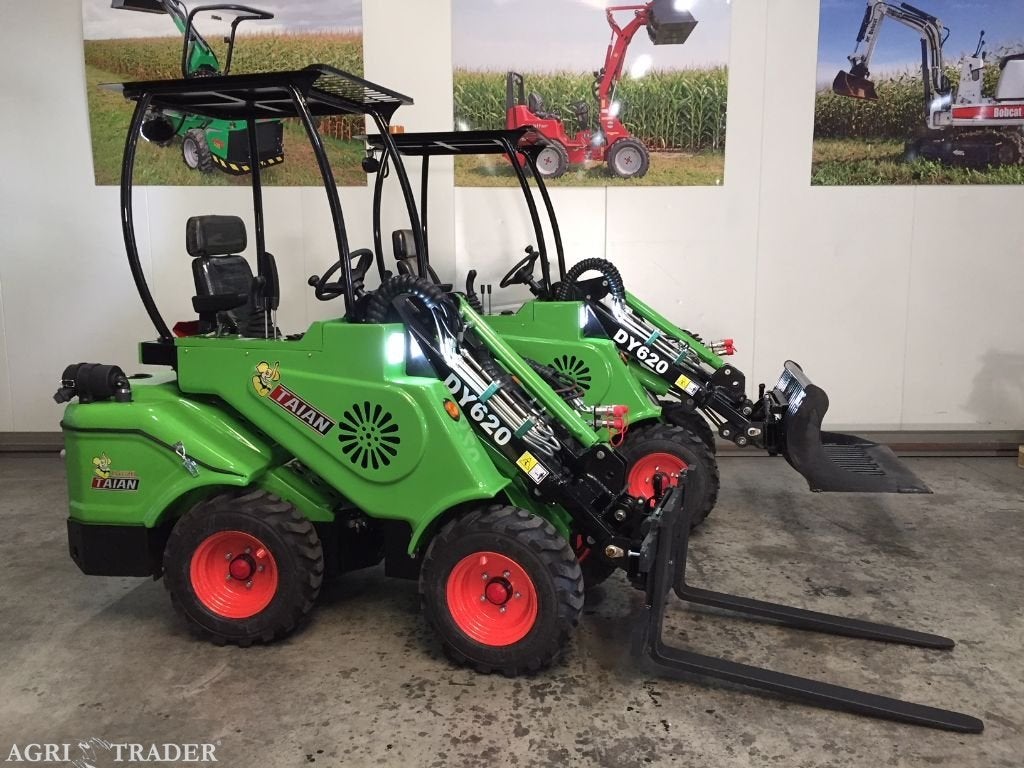 Nieuwe TAIAN DY620 Minishovel met telescoopgiek, bak en vork, -, Niet opgegeven, Ophalen of Verzenden, Niet opgegeven