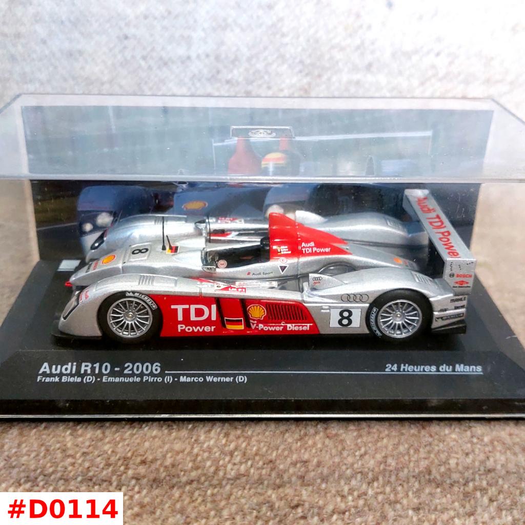Audi R10 WINNER 24h Le Mans 2006 #8 Biela / Pirro IXO 1:43, Ophalen of Verzenden, Nieuw, Auto, Overige merken
