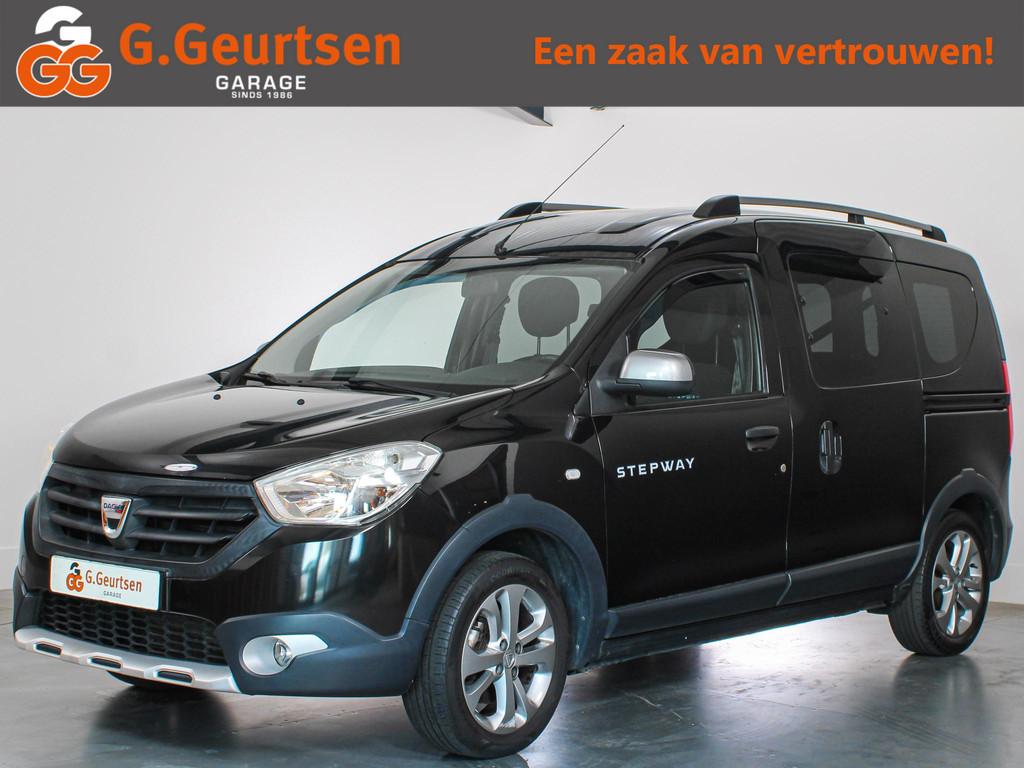 Dacia Dokker 1.2 TCe S&S Stepway, 5-Persoons Trekhaak, Cruis, Auto's, Dacia, Voorwielaandrijving, Stof, Gebruikt, Euro 6