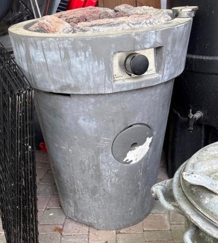 Gasbrander likje verf nodig  - Gratis af te halen, Tuin en Terras, Ophalen, Gebruikt