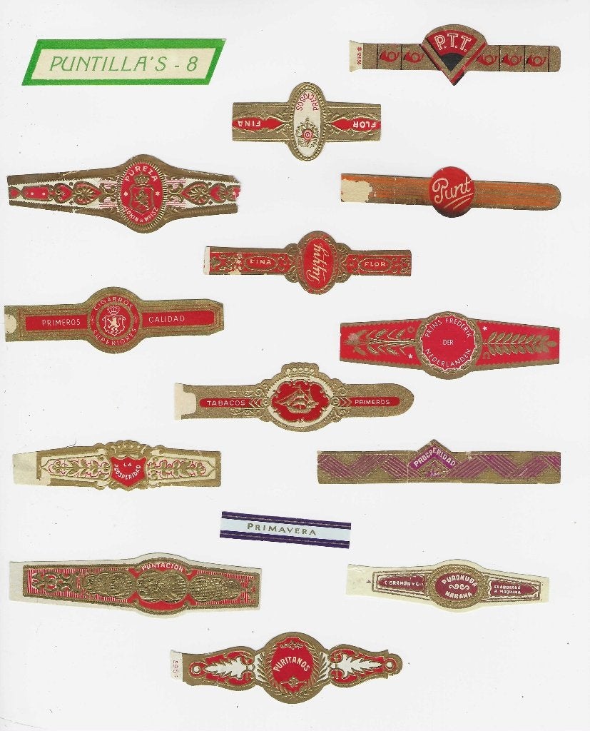 klassiek blad 617    DIVERSE sigarenbanden, Verzamelen, Rookartikelen, Aanstekers en Luciferdoosjes, Ophalen of Verzenden, Zo goed als nieuw