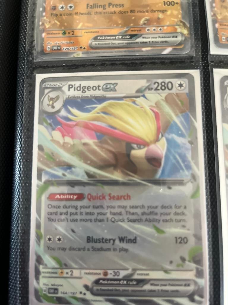 Pidgeot ex 164/197 | Obsidian Flames, Ophalen of Verzenden, Zo goed als nieuw