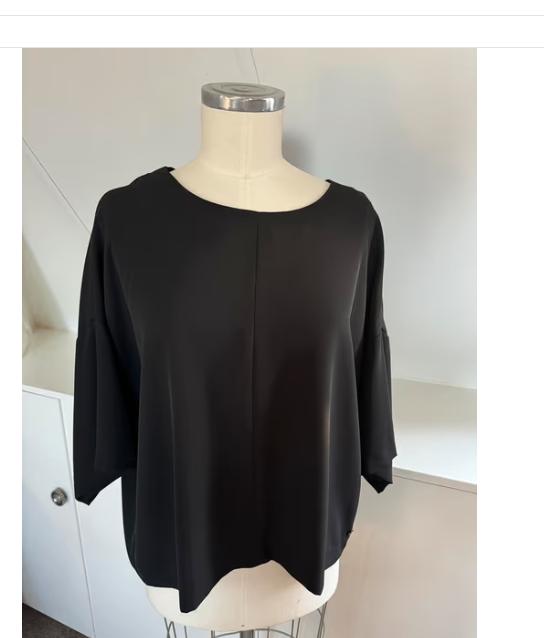 Ottod'ame zwarte nieuwe blouse strik achterpand 42/44 CHCS, Kleding | Dames, Zwart, Maat 42/44 (L), Ophalen of Verzenden, Ottod'ame