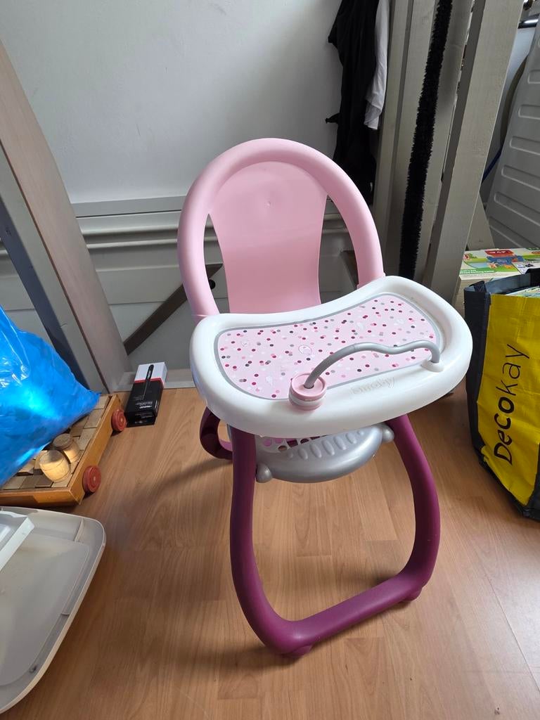 Smoby poppenstoel met babynestje en babypotje, Ophalen