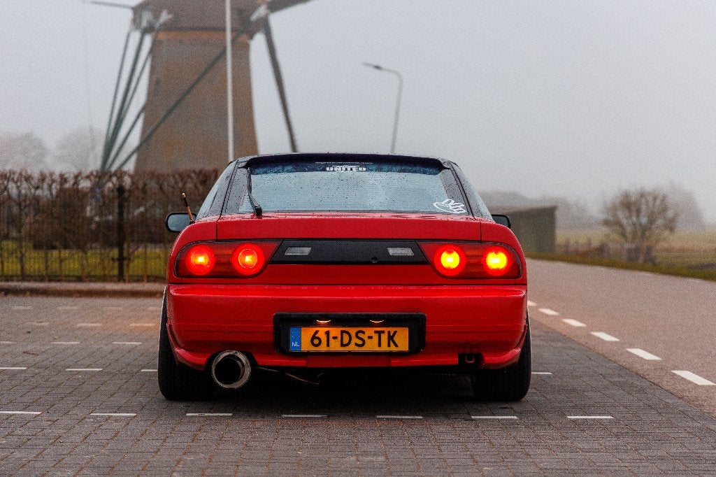 Nissan 200SX CA18DET, Auto's, Nissan, Particulier, 200SX, Benzine, Coupé, Handgeschakeld, Geïmporteerd, Rood, Zwart, Overige bekleding