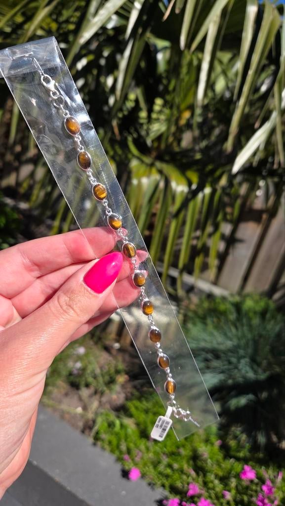 Zilveren armbanden met edelstenen - diverse keuzes, Sieraden, Tassen en Uiterlijk, Armbanden, Nieuw, Ophalen of Verzenden, X, Met edelsteen