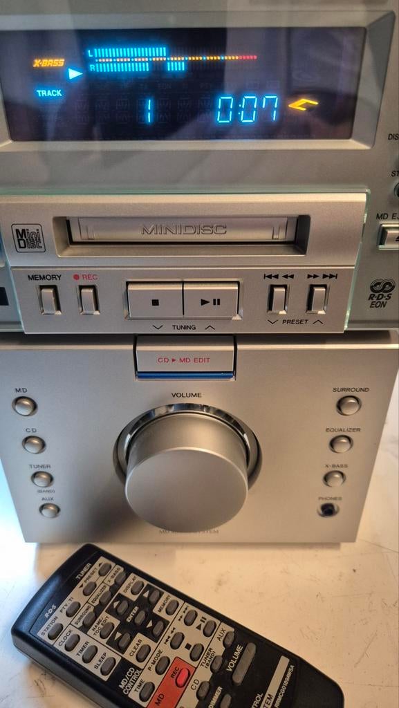 Sharp minidisc recorder/speler, Ophalen, Sharp