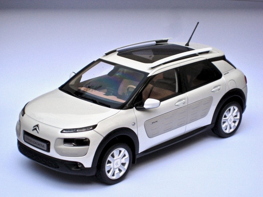 Citroen C4 Cactus 2014 parelwit met Dune LIMITED Norev 1:18, Ophalen of Verzenden, Nieuw, Auto, Norev
