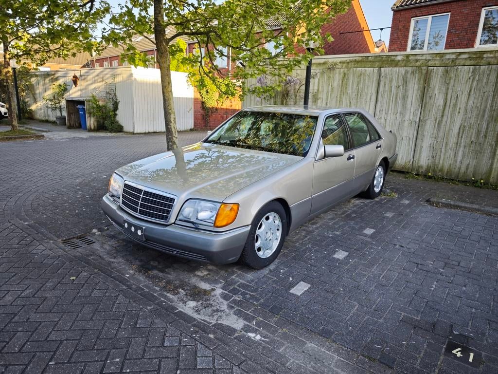 Mercedes-Benz S600 V12 (1994), Automaat, Beige, 394 pk, 12 cilinders