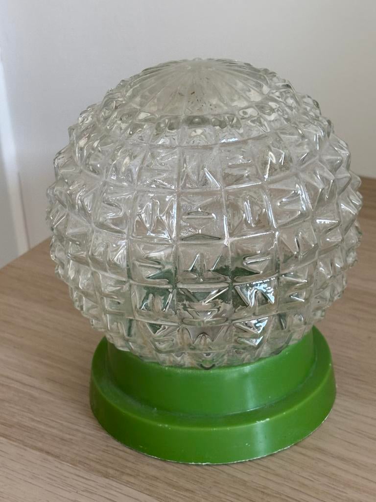 Vintage plafondlamp, Ophalen of Verzenden, Zo goed als nieuw