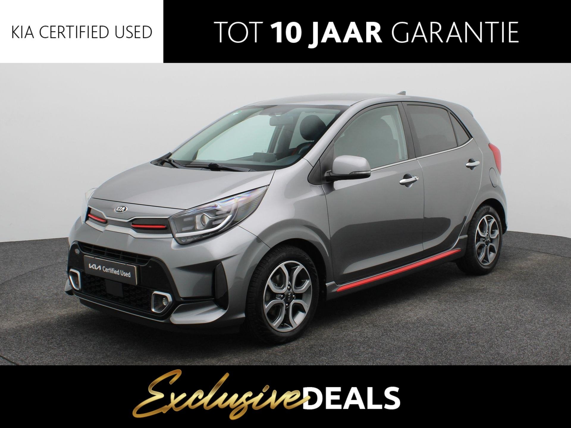 Kia Picanto 1.0 DPi GT-Line AUTOMAAT | GT LINE | NAVIGATIE |, Auto's, Kia, Gebruikt, 4 stoelen, Origineel Nederlands, 998 cc