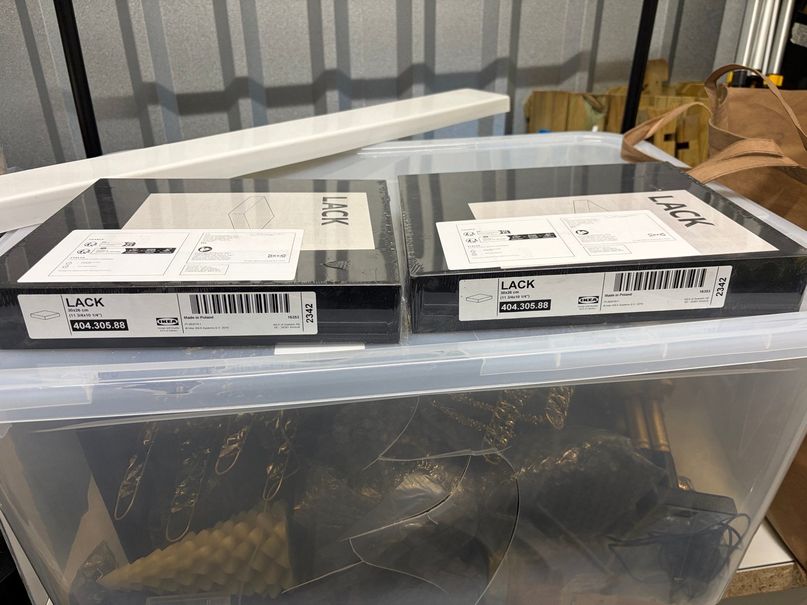 Nieuwe IKEA LACK wandplanken (zwart) - Set van 2, Ophalen, Nieuw