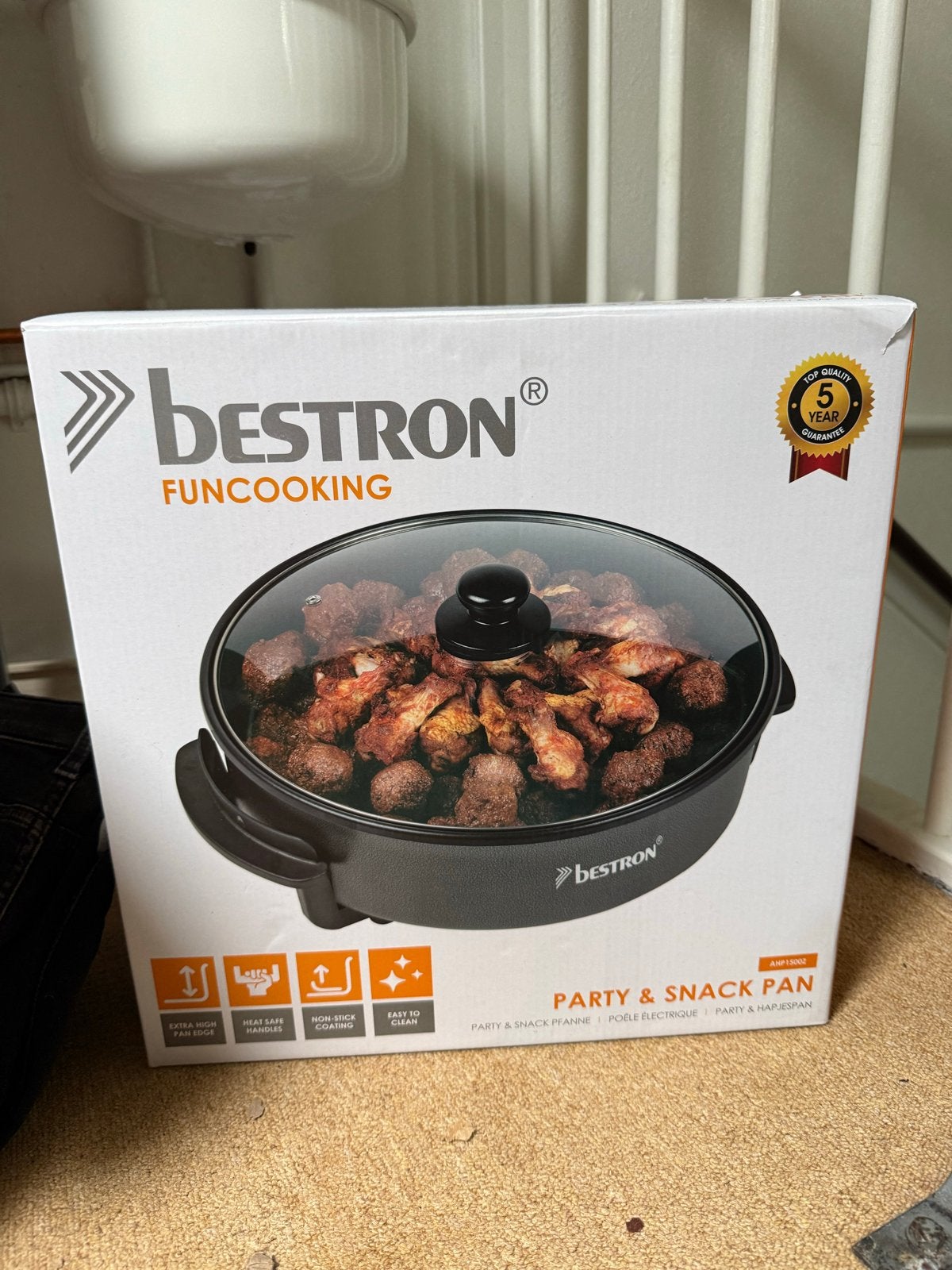 Bestron FunCooking Party & Snack Pan - Nieuw in doos, Ophalen of Verzenden, Nieuw