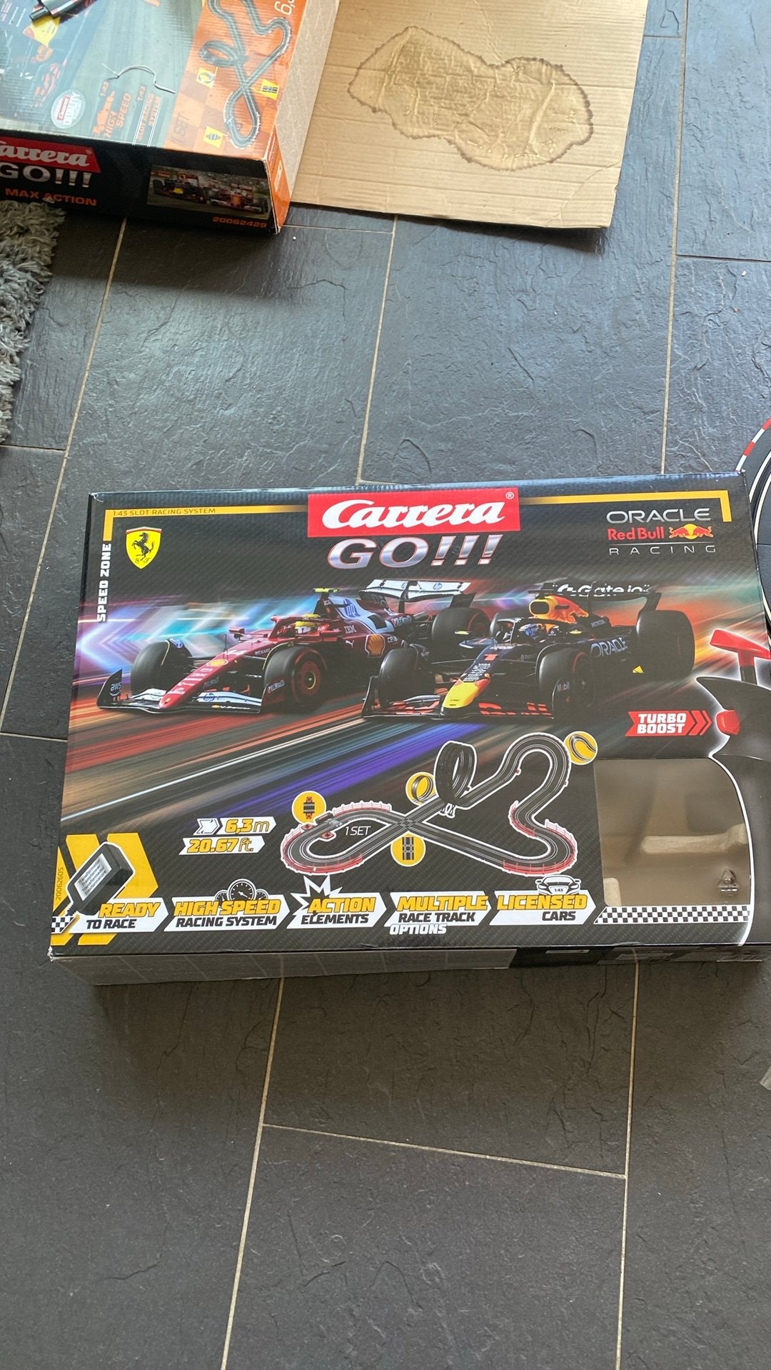 Carrera Go Racebaan met Looping en 2 Auto's, Racebaan, Carrera, Ophalen of Verzenden, Zo goed als nieuw